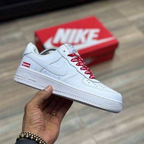 Nike Air Force One Supreme Blanca Roja