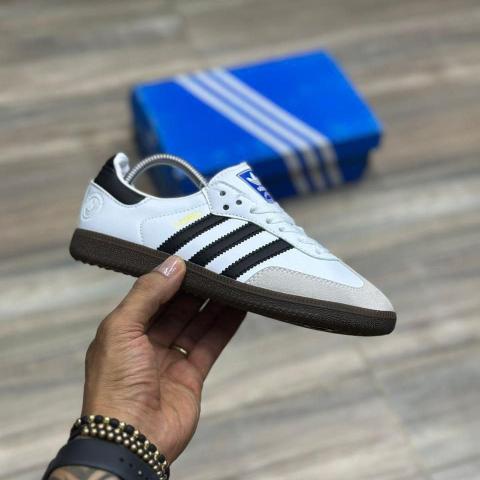 Adidas Samba Clásica Blanca Negra