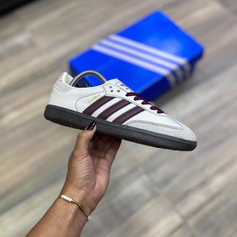 Adidas Samba Wonder Maroon Beige Vino