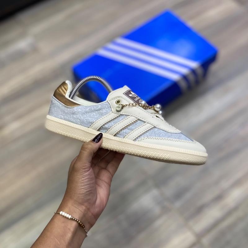 Adidas Samba Saltwater Pearl Beige Azul